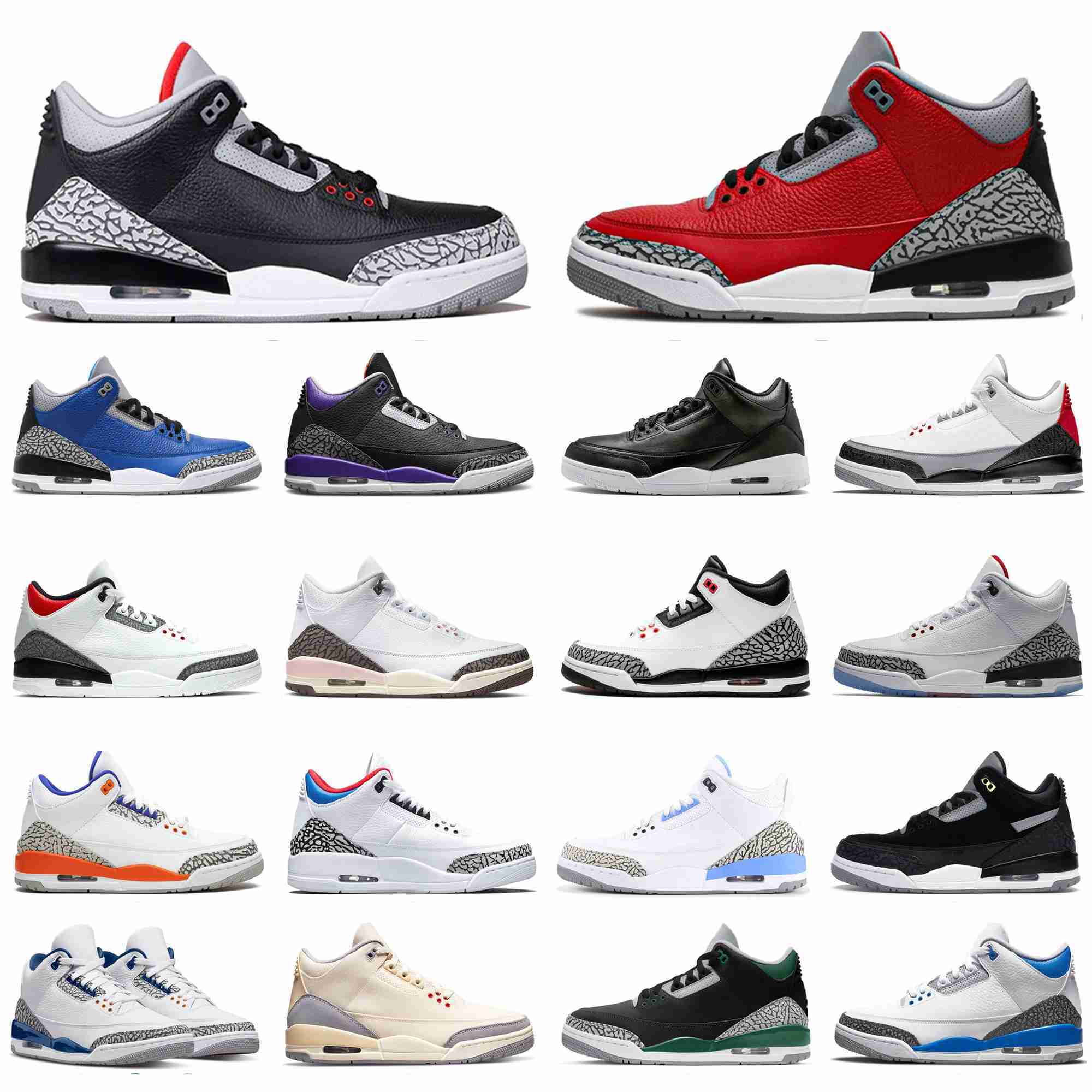 2023 3 3s Shoes Jumpman Basketball Shoes Mens Men Cool Grey Georgetown Unc Pine Green Racer Blue Trainers Outdoor Sports Sneakers Women Cyber Monday Jorden Jordon, #30 white cement 40-47
2023 3 3s Shoes Jumpman Basketball Shoes Mens Men Cool Grey Georgetown Unc Pine Green Racer Blue Trainers Outdoor Sports Sneakers Women Cyber Monday Jorden Jordon, #30 white cement 40-47