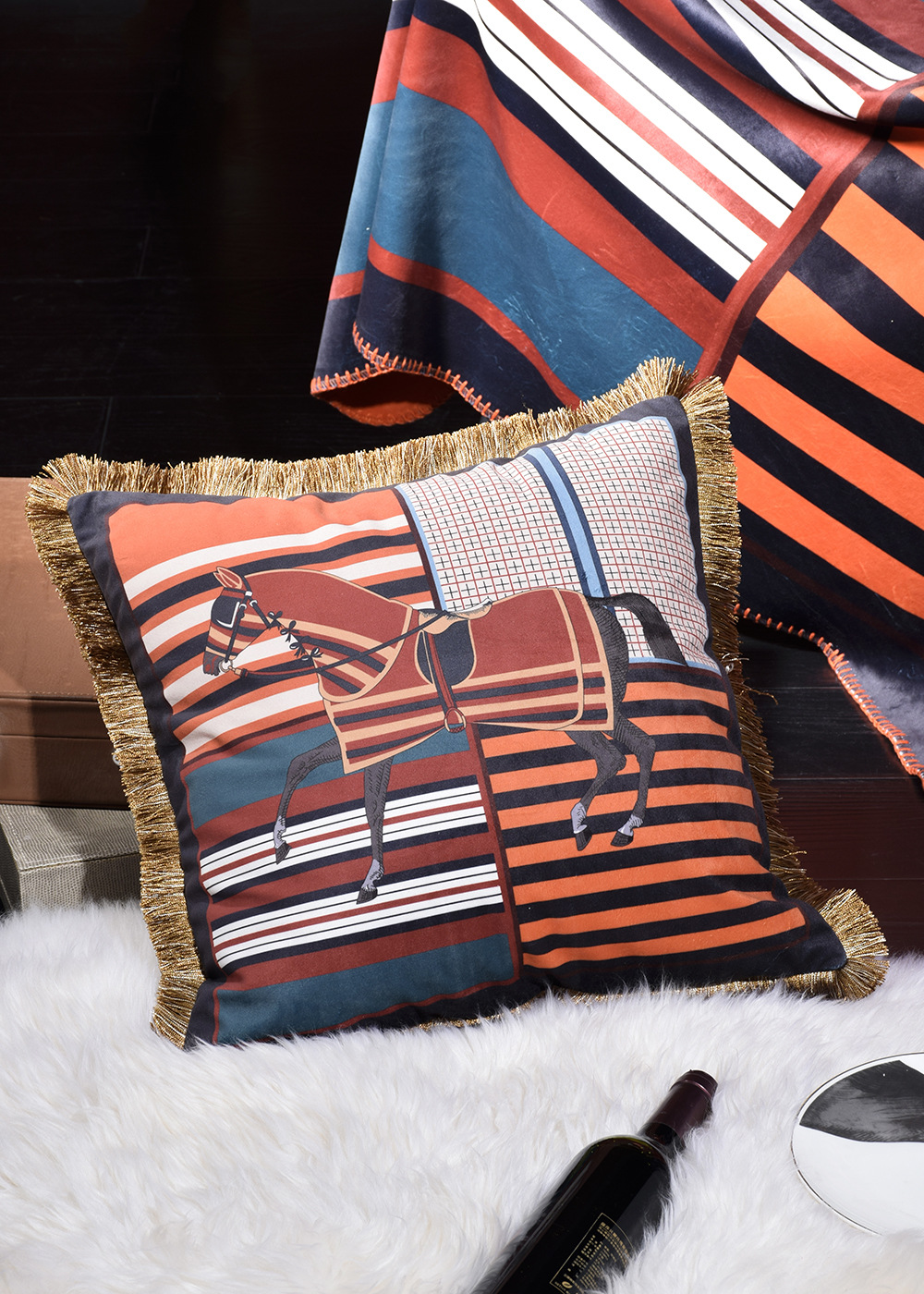 Top Luxury Animal Collection Cushion Cover Gold Tassel Fringe Satin Pillowcase Tiger Leopard Sofa Couch Home Decor, Multi-color
Top Luxury Animal Collection Cushion Cover Gold Tassel Fringe Satin Pillowcase Tiger Leopard Sofa Couch Home Decor, Multi-color