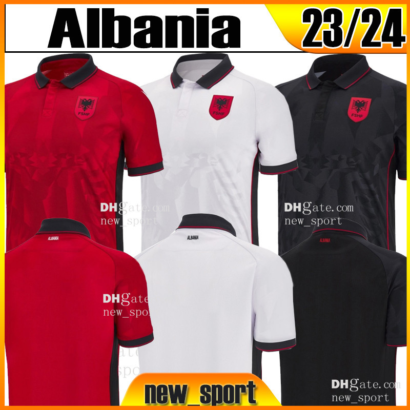 

23 24 Albania soccer jerseys National Team Kristjan Asllani Marash 2022 2023 Home Away Third Kumbulla Myrto Uzuni Nedim Bajrami new sport Men Size S-XXL Football shirt, 23 24 home