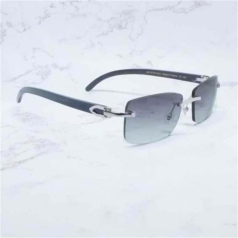 Luxury Designer New Men's and Women's Sunglasses 20% Off Buffalo Horn Rimless Square White Black Buffs Trendy Eyewear gafas sol
Luxury Designer New Men's and Women's Sunglasses 20% Off Buffalo Horn Rimless Square White Black Buffs Trendy Eyewear gafas sol