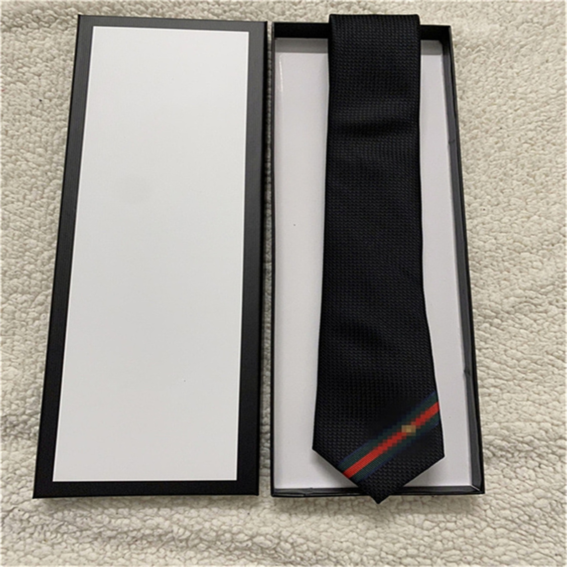 2023 Fashion Designer Ties for Men Necktie Plaid Letter H Stripes Luxury Business Leisure Silk Tie Cravat with Box sapeee