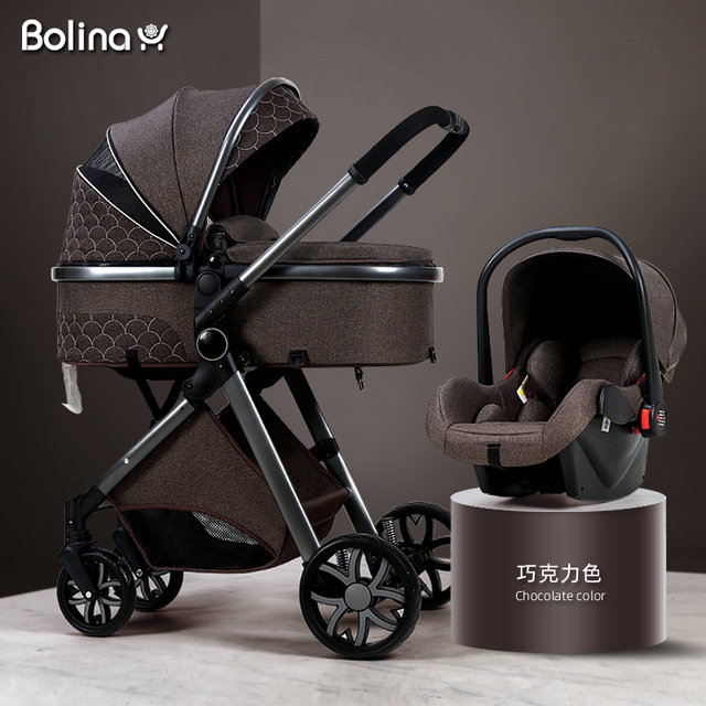 New 3 in 1 High Landscape Reclining Carriage Foldable Stroller Baby Bassinet Puchair Newborn1
New 3 in 1 High Landscape Reclining Carriage Foldable Stroller Baby Bassinet Puchair Newborn1