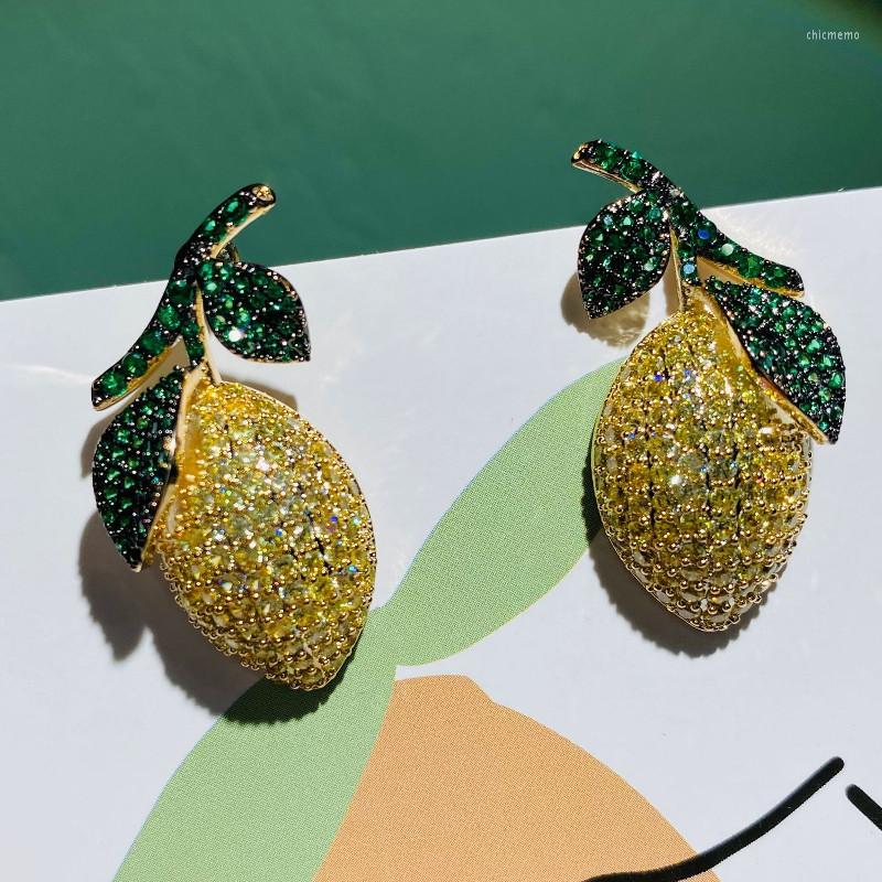 Stud Earrings Trendy Yellow Green CZ Lemon For Women Wedding Party Fashion Jewelry Gift 2023
Stud Earrings Trendy Yellow Green CZ Lemon For Women Wedding Party Fashion Jewelry Gift 2023