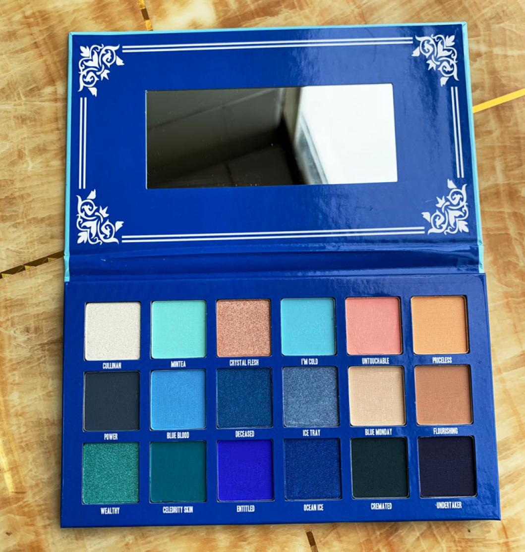 Eye Makeup Blue Blood Eye Shadow Palette 18 Colors Shimmer Matte eye shadow palette Beauty Five Star Cremated Cosmetics 4774633, Multi
Eye Makeup Blue Blood Eye Shadow Palette 18 Colors Shimmer Matte eye shadow palette Beauty Five Star Cremated Cosmetics 4774633, Multi