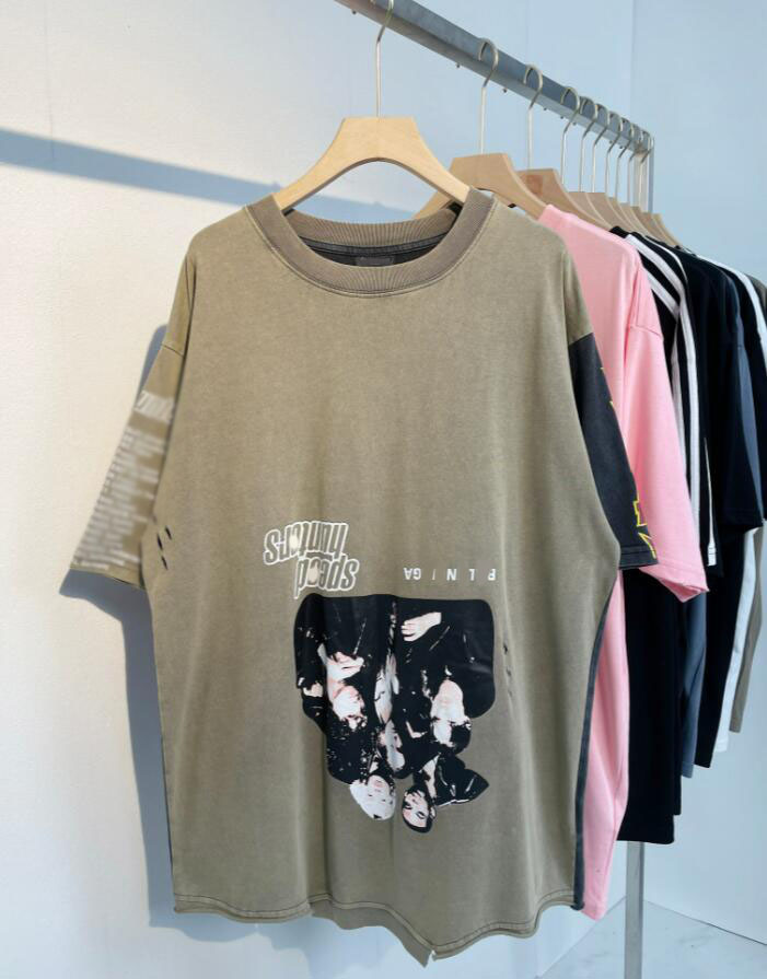 American original peace dove suede foam printed T-shirt men's summer street loose white short sleeves
American original peace dove suede foam printed T-shirt men's summer street loose white short sleeves