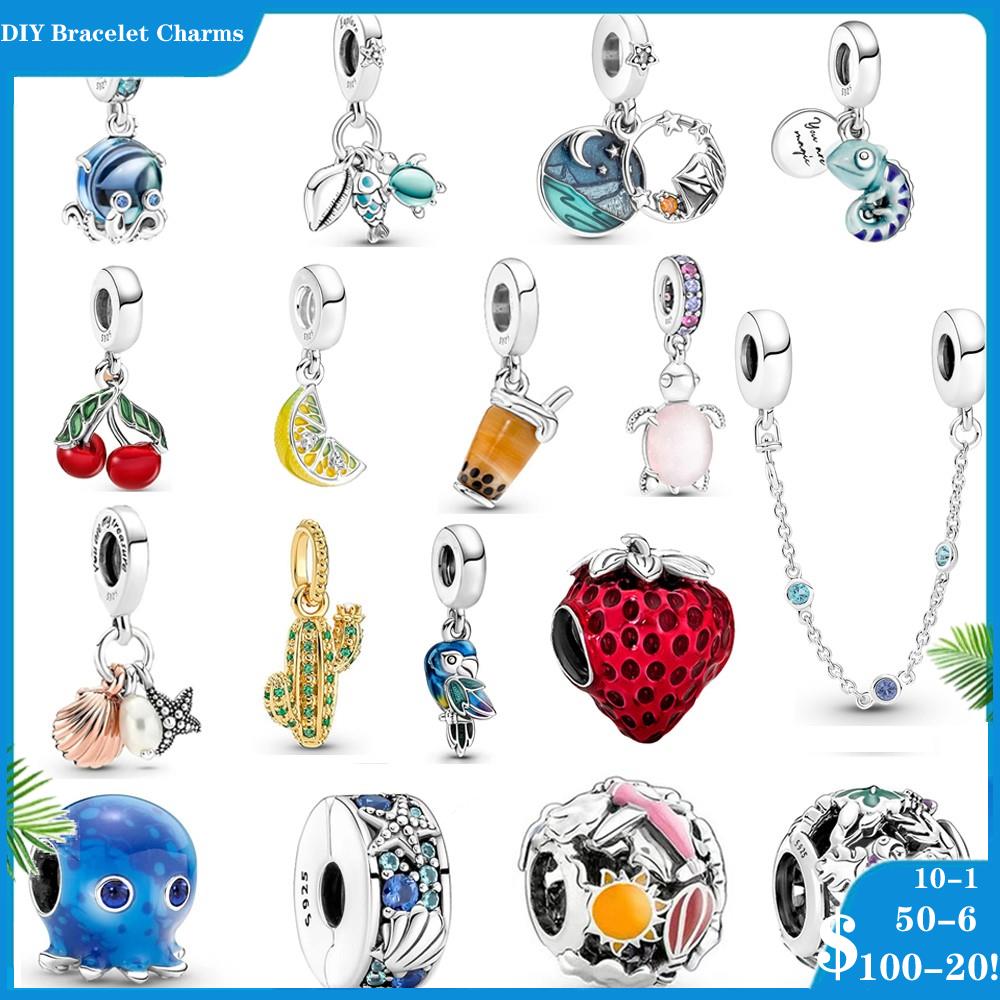 925 siver beads charms for pandora charm bracelets designer for women ocean jellyfish shell cherry
925 siver beads charms for pandora charm bracelets designer for women ocean jellyfish shell cherry