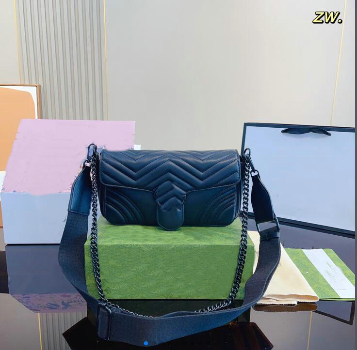 Luxury Designer New Style Marmont vShoulder Bags Women black Chain Cross Body Bag PU Leather Handbags Purse Female Messenger Tote Bag tthh
Luxury Designer New Style Marmont vShoulder Bags Women black Chain Cross Body Bag PU Leather Handbags Purse Female Messenger Tote Bag tthh
