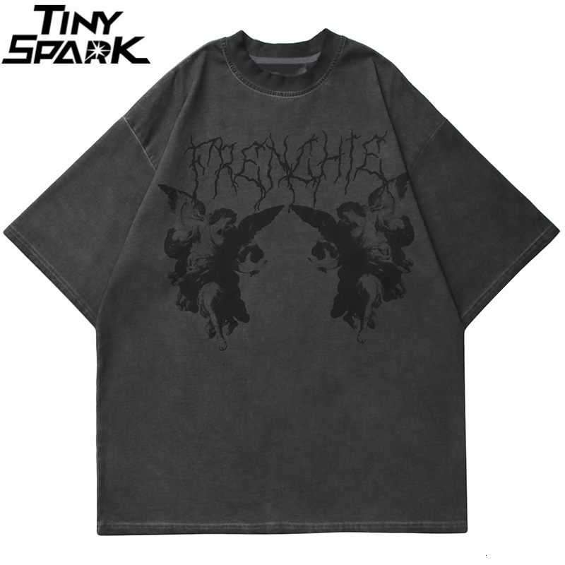 Men's T-Shirts Hip Hop Streetwear Oversize T-Shirt Men Angel Dark Print Tshirt Harajuku Cotton Loose T Shirt Summer Short Sleeve Tops Tees 230325, A164753 gray
Men's T-Shirts Hip Hop Streetwear Oversize T-Shirt Men Angel Dark Print Tshirt Harajuku Cotton Loose T Shirt Summer Short Sleeve Tops Tees 230325, A164753 gray