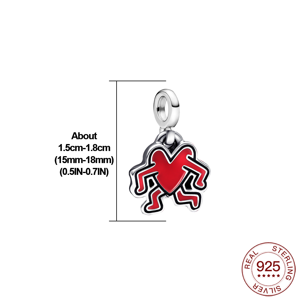 925 Sterling Silver ME Series Charm Jewelry Pendant Is Suitable For S925 Snake Classic DIY Bracelet Women's Fashion Accessories