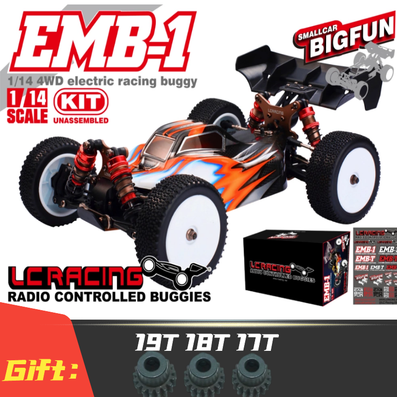 LC RACING EMB-1HK 1/14 Kit PRO 4WD Brushless Buggy Off Road waterproof ESC Servo Motor competition RC remote control Unassembled
LC RACING EMB-1HK 1/14 Kit PRO 4WD Brushless Buggy Off Road waterproof ESC Servo Motor competition RC remote control Unassembled