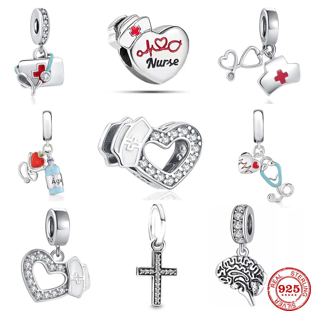 925 siver beads charms for pandora charm bracelets designer for women Nurse first aid kit Medicine Pendants Charm beads
925 siver beads charms for pandora charm bracelets designer for women Nurse first aid kit Medicine Pendants Charm beads