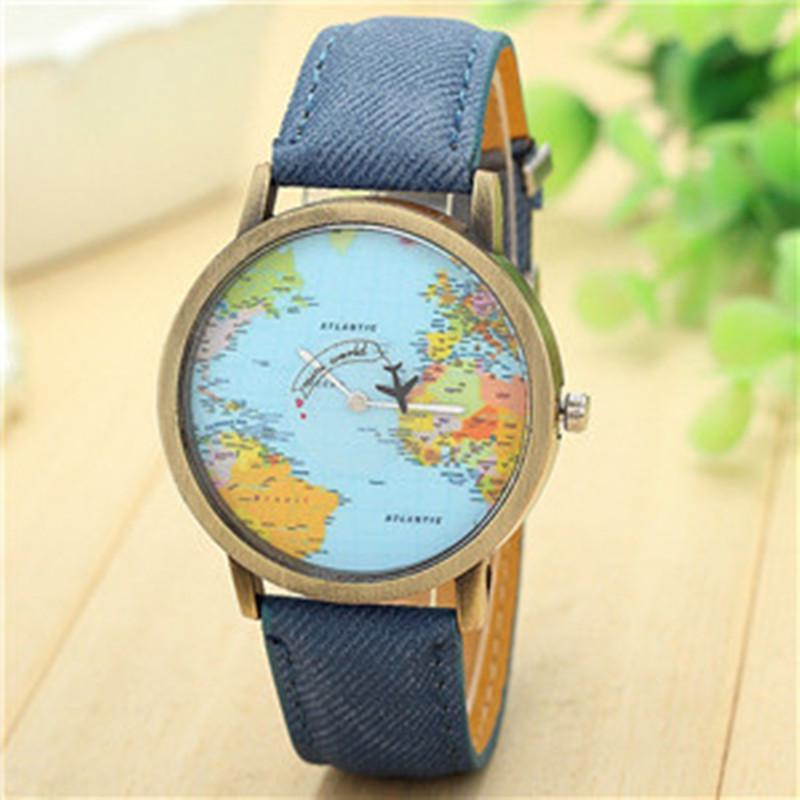 Wristwatches Mini World Fashion Quartz Watch Men Unisex Map Airplane Travel Around The Women Leather Dress Wrist Watches 10, White
Wristwatches Mini World Fashion Quartz Watch Men Unisex Map Airplane Travel Around The Women Leather Dress Wrist Watches 10, White