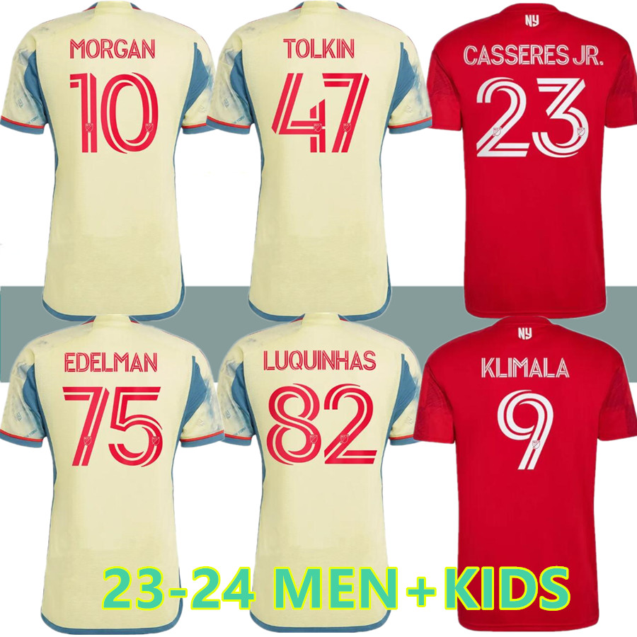 New York 2022 2023 2024 Red Soccer Jerseys BURKE LUQUINHAS VANZEIR AMAYA NEALIS TOLKIN MORGAN BULLS 22 23 MLS football men kids shirt 888, 23-24 home 
New York 2022 2023 2024 Red Soccer Jerseys BURKE LUQUINHAS VANZEIR AMAYA NEALIS TOLKIN MORGAN BULLS 22 23 MLS football men kids shirt 888, 23-24 home