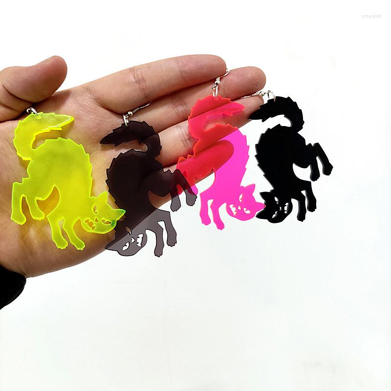 Dangle Earrings KUGUYS Halloween Classic Clear Black Cat Drop For Women Acrylic Animal Pink Green Fashion Jewelry Accessories
Dangle Earrings KUGUYS Halloween Classic Clear Black Cat Drop For Women Acrylic Animal Pink Green Fashion Jewelry Accessories