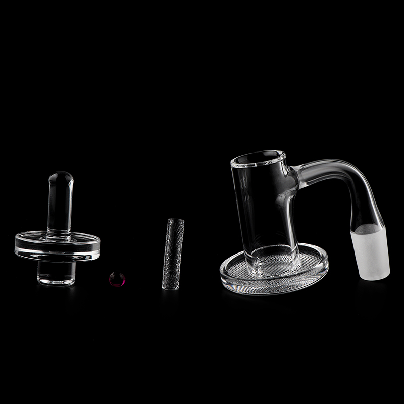 Full Weld Beveled Edge Grid Bottom Quartz Banger With Hollow sandblasting Pillar/Quartz Cap 14mm 18mm 10mm For Dab Rig Water Pipes
Full Weld Beveled Edge Grid Bottom Quartz Banger With Hollow sandblasting Pillar/Quartz Cap 14mm 18mm 10mm For Dab Rig Water Pipes