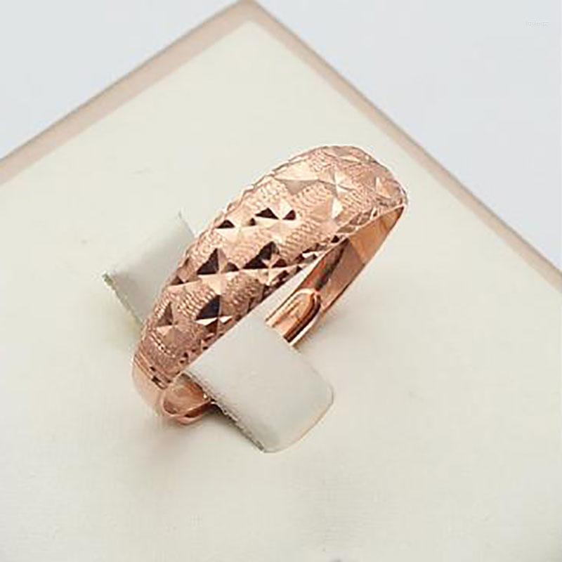 Cluster Rings 585 Purple Gold Plated 14K Rose Classic Shiny Ring For Women Adjustable Opening Charm Light Luxury Party Jewelry Gift
Cluster Rings 585 Purple Gold Plated 14K Rose Classic Shiny Ring For Women Adjustable Opening Charm Light Luxury Party Jewelry Gift