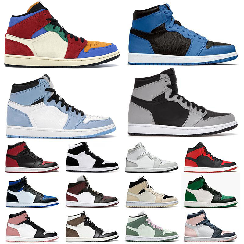 Jumpman 1S UNC Men Women Basketball Shoes 1 Hyper Royal University White Bred Black Silver Toe Dark Mocha Shadow Daimond Denim Obsidian Mesh Sport Unisex Trainers, 55#
Jumpman 1S UNC Men Women Basketball Shoes 1 Hyper Royal University White Bred Black Silver Toe Dark Mocha Shadow Daimond Denim Obsidian Mesh Sport Unisex Trainers, 55#
