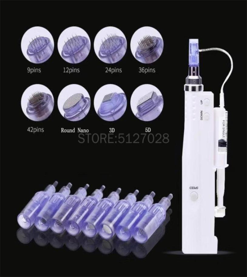 10pcs Essence injection needle cartridges Screw port suits Aqua derma pen 9123642 Nano 3D5D Mesotherapy mesogun injector 2113731963
10pcs Essence injection needle cartridges Screw port suits Aqua derma pen 9123642 Nano 3D5D Mesotherapy mesogun injector 2113731963