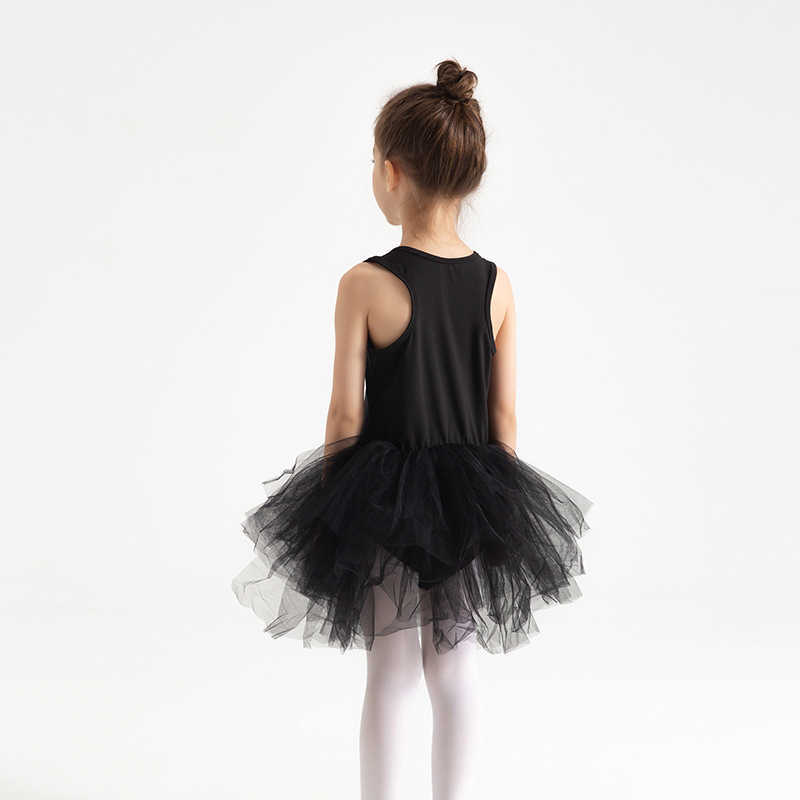 Girl's Dresses Leopard Girls Tutu Dress Summer Mesh Kids Ballet Performance Costume for Girl 2022 New Baby Toddler Children Princess Clothing P23
