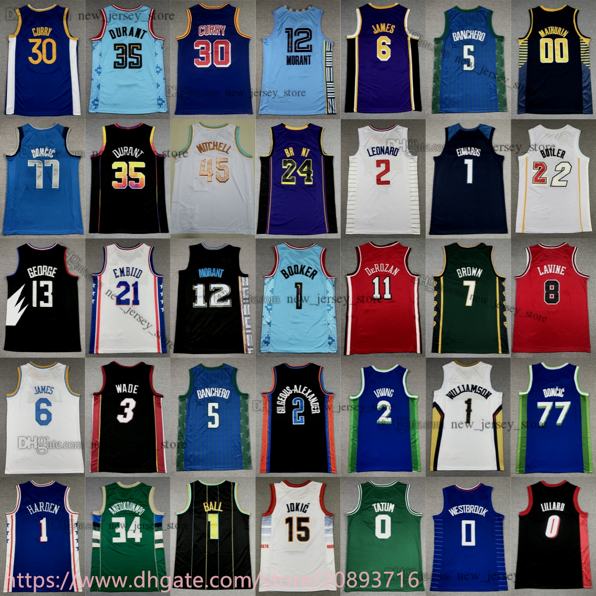 30 Stephen Curry Jersey New Basketball 12 Ja Morant 2 Kyrie Irving Bam Adebayo Nikola Jokic Russell Westbrook Draymond Jalen Green Darius Garland Chris Paul Jerseys, Stitched jerseys
30 Stephen Curry Jersey New Basketball 12 Ja Morant 2 Kyrie Irving Bam Adebayo Nikola Jokic Russell Westbrook Draymond Jalen Green Darius Garland Chris Paul Jerseys, Stitched jerseys