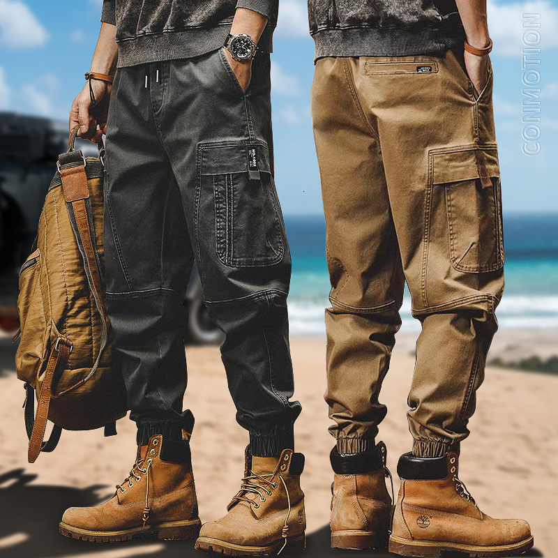Men's Pants Men's Cargo Pants Military Multi-pocket Trousers Solid Color Casual Streetpant Outdoor Jogger Pants 230327
