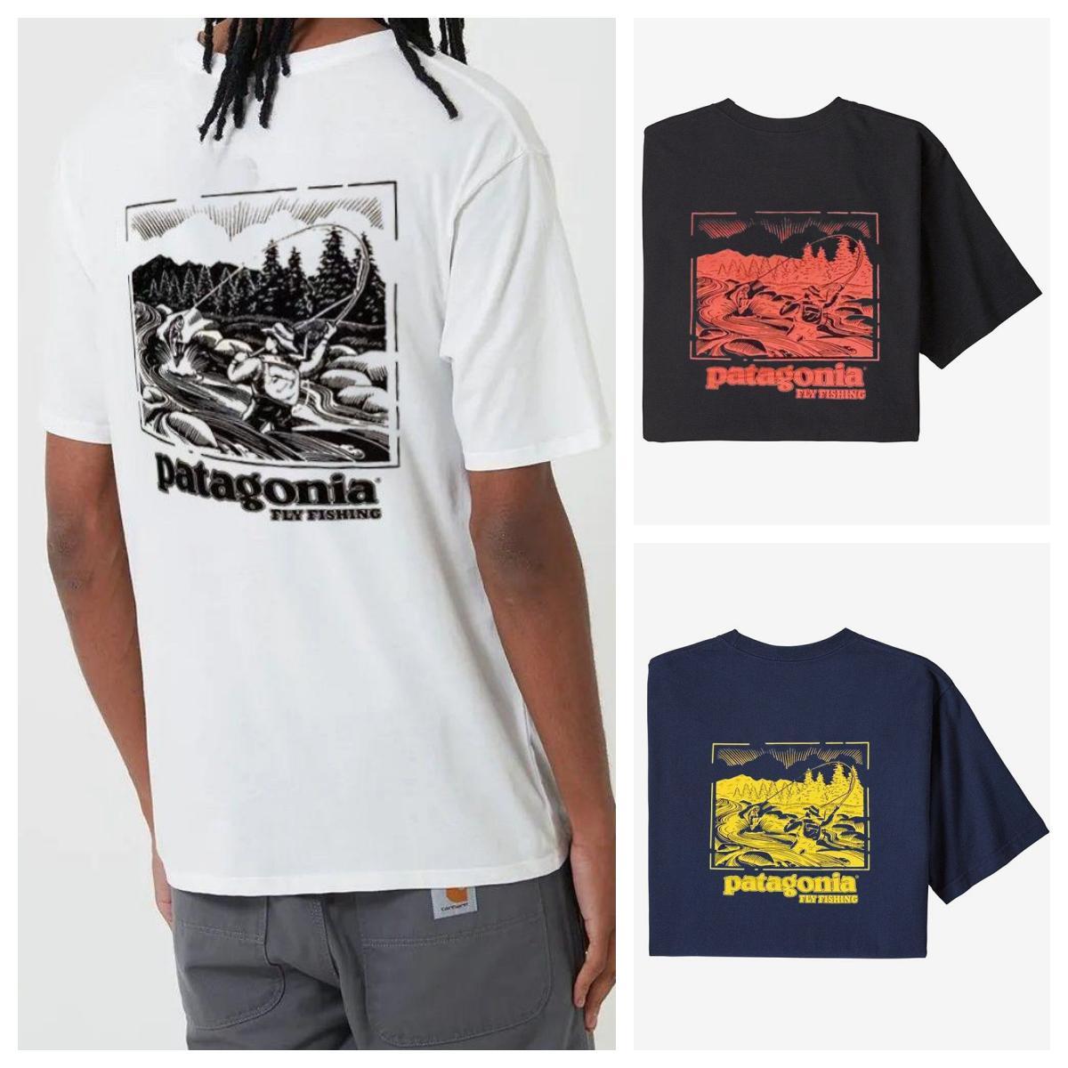 Mens T-shirts designer patagonias T-shirt American retro outdoor back Mens Tops Womens Casual Short Sleeves Luxury Clothing designer clothes garcon shirt print
Mens T-shirts designer patagonias T-shirt American retro outdoor back Mens Tops Womens Casual Short Sleeves Luxury Clothing designer clothes garcon shirt print