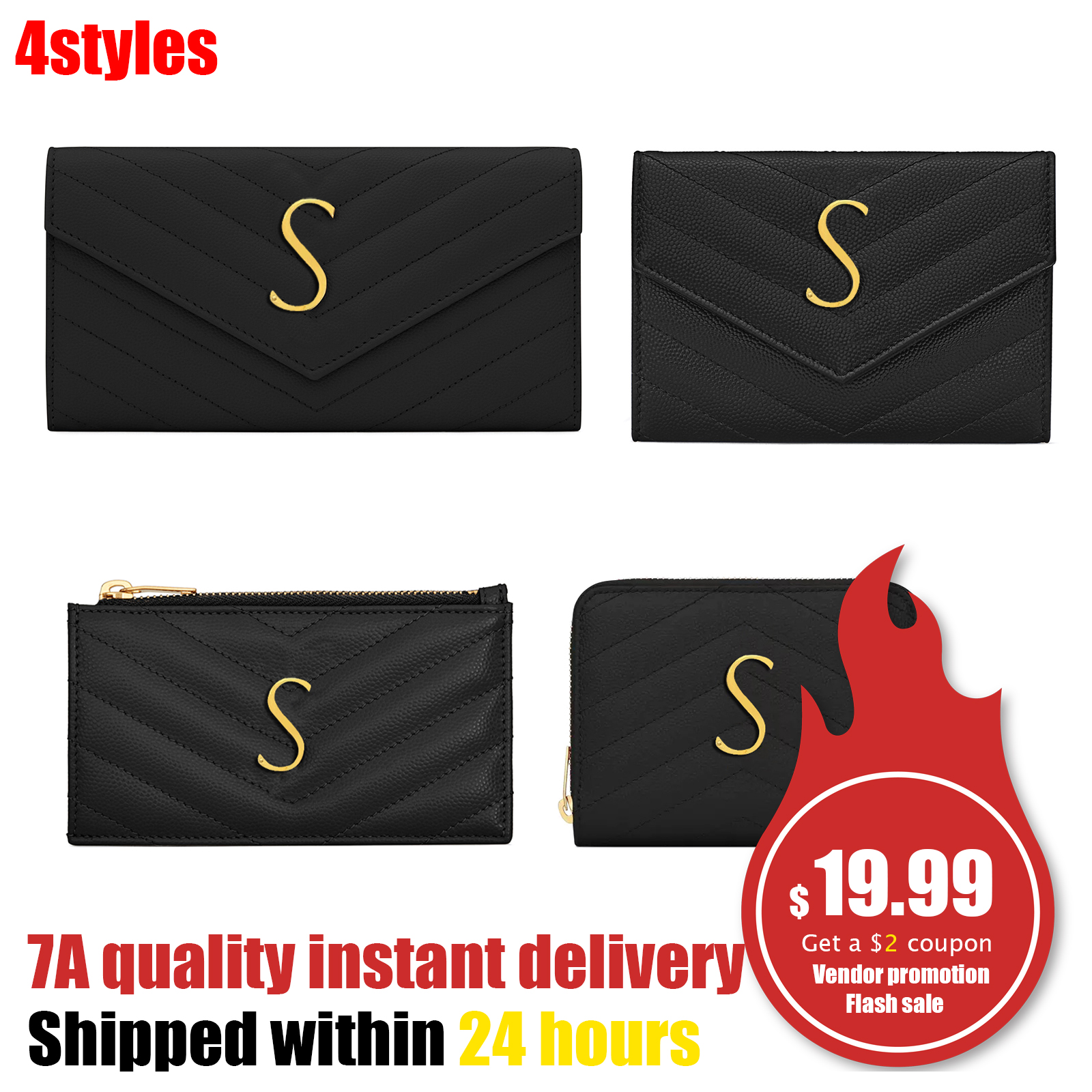 5 types yslity purse caviar leather Card Holders Cassandre Coin Purses Womens mens wallet luxurys Zip banknote Credit card cardholder Key Wallets passport with box, 5-black gold
5 types yslity purse caviar leather Card Holders Cassandre Coin Purses Womens mens wallet luxurys Zip banknote Credit card cardholder Key Wallets passport with box, 5-black gold