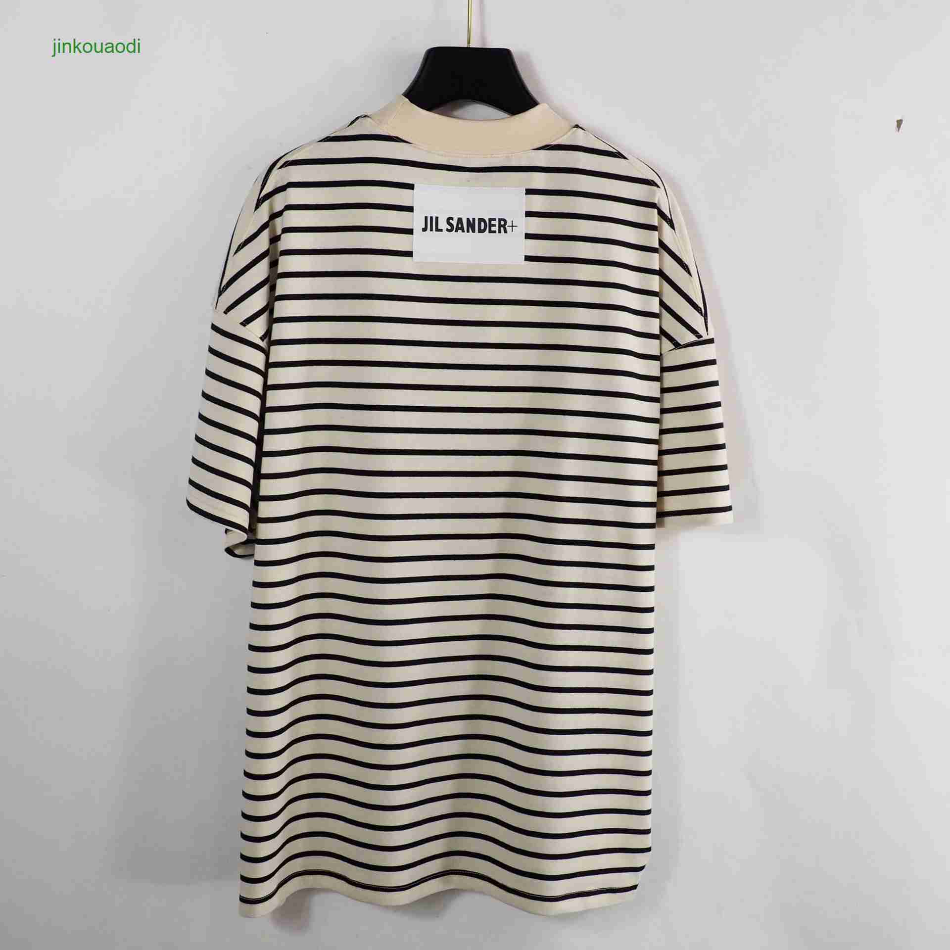 Jill Sanders Outline Design Casual Style Unisex Round Neck Stripe Short Sleeve t Shirt High Street Fashion Brand Summer Couple Tee
Jill Sanders Outline Design Casual Style Unisex Round Neck Stripe Short Sleeve t Shirt High Street Fashion Brand Summer Couple Tee