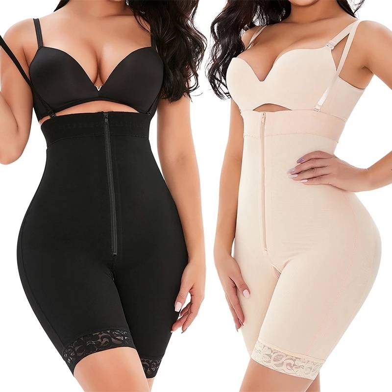 Waist Tummy Shaper High Compression Waist Trainer Full Body Shaper Underbust Slimming Sheath Corset Girdle Butt Lifter Bodysuit Women Colombianas 2303