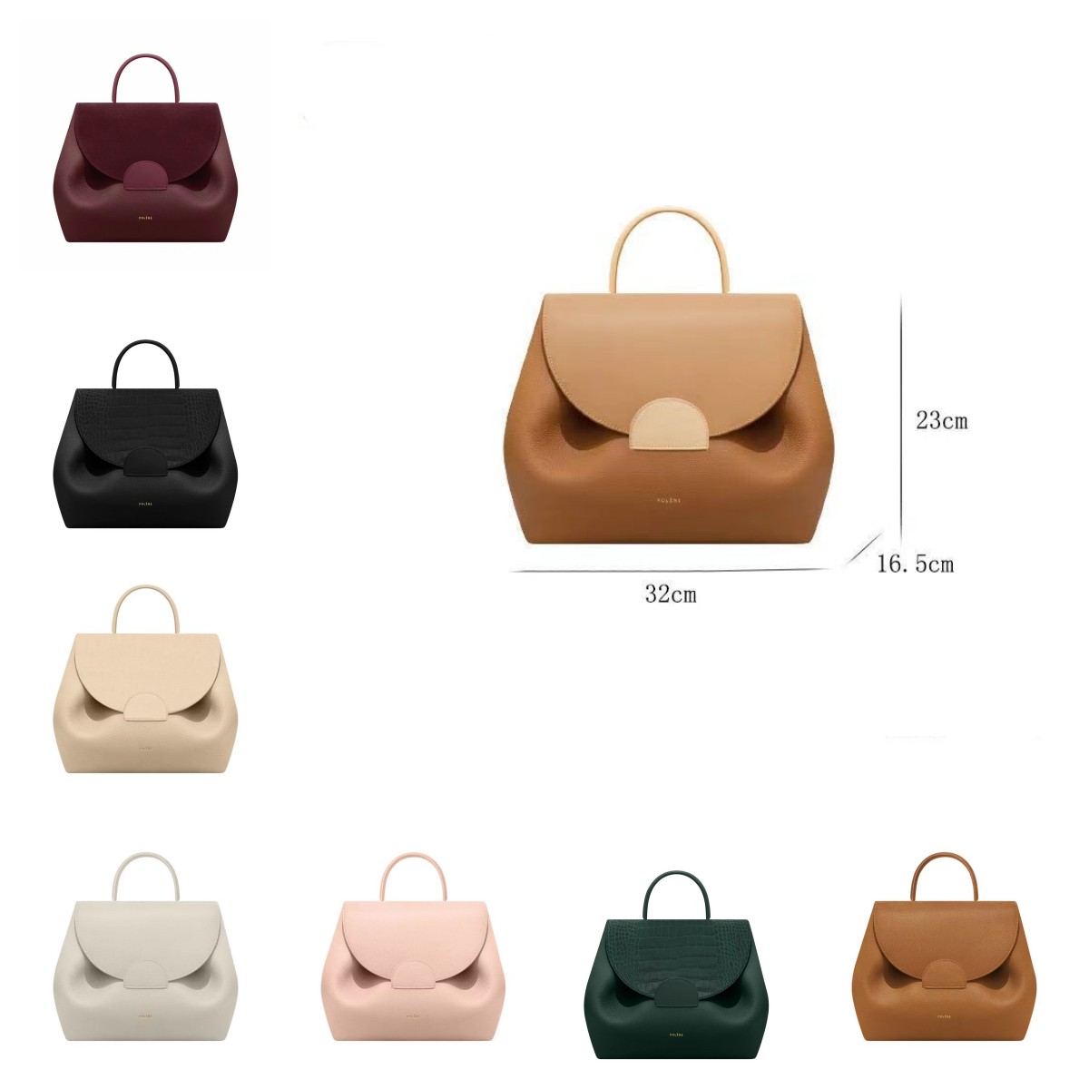 New Polene Bag Number One Nano Polene bags women's French design light luxury single shoulder crossbody bags Smiley face bag leather portable female bag, #14
New Polene Bag Number One Nano Polene bags women's French design light luxury single shoulder crossbody bags Smiley face bag leather portable female bag, #14