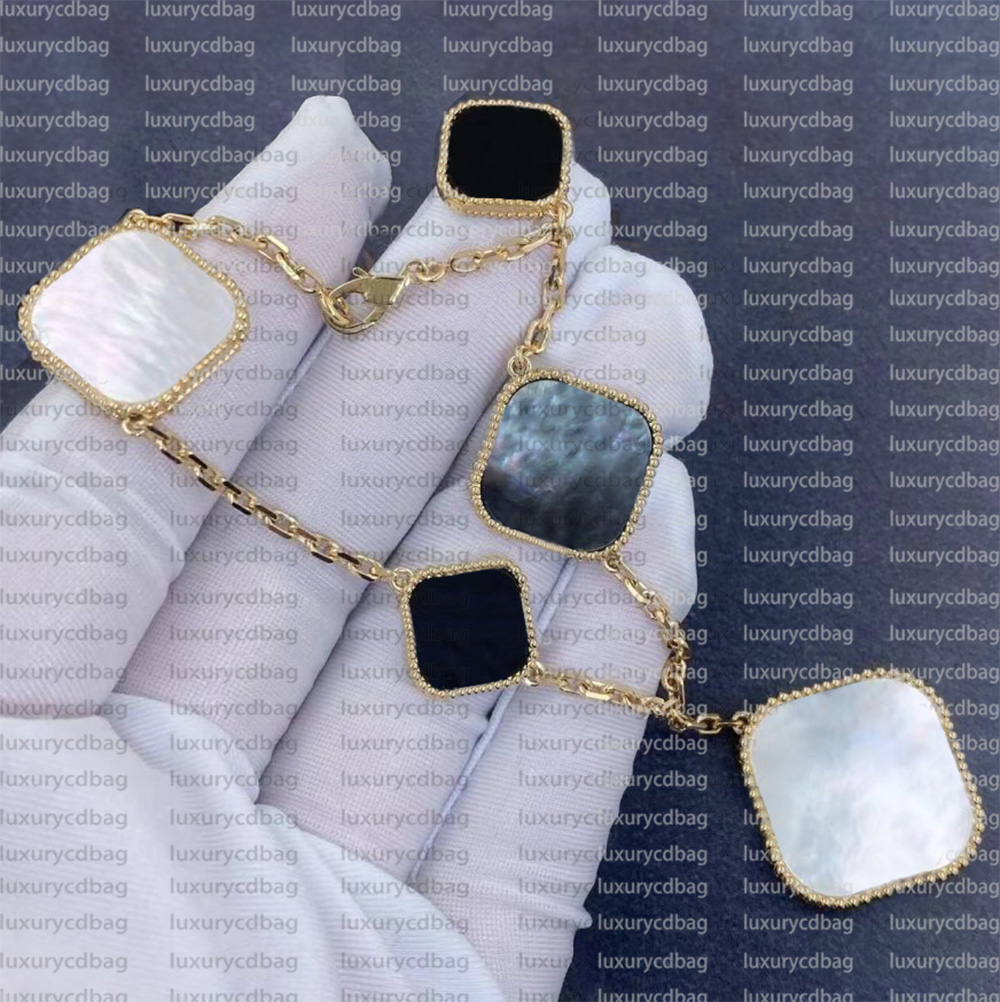 5 Motifs Classic Magic 4/Four Leaf Clover Bracelets Pendants Mother-of-Pearl V gold Plated 18K for Women & Girls Valentine's Mother's Day Jewelry-Gift
5 Motifs Classic Magic 4/Four Leaf Clover Bracelets Pendants Mother-of-Pearl V gold Plated 18K for Women & Girls Valentine's Mother's Day Jewelry-Gift