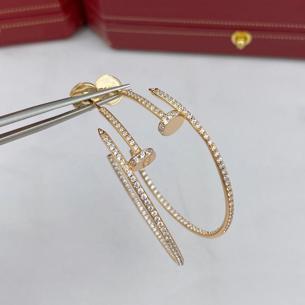 Diamond Nail earrings T0P quality gold hoop earrings for women wedding earrings designer highest counter quality fashion jewelry anniversary gift 007
Diamond Nail earrings T0P quality gold hoop earrings for women wedding earrings designer highest counter quality fashion jewelry anniversary gift 007