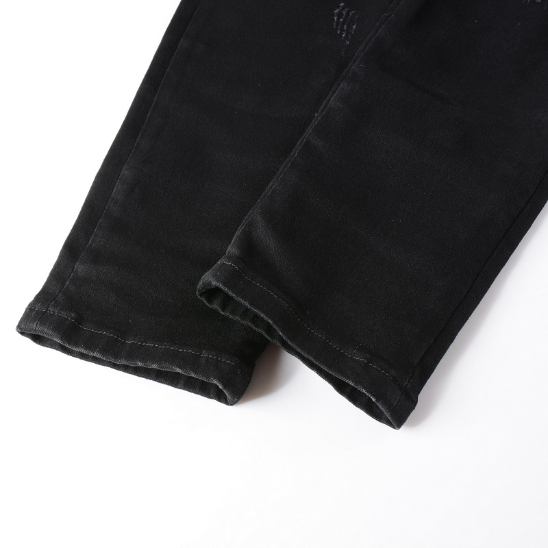 Men's Distressed Ripped Skinny Jeans Mens Jeans Slim Motorcycle Moto Biker Causal Mens Denim Pants Hip Hop Men Jeans118