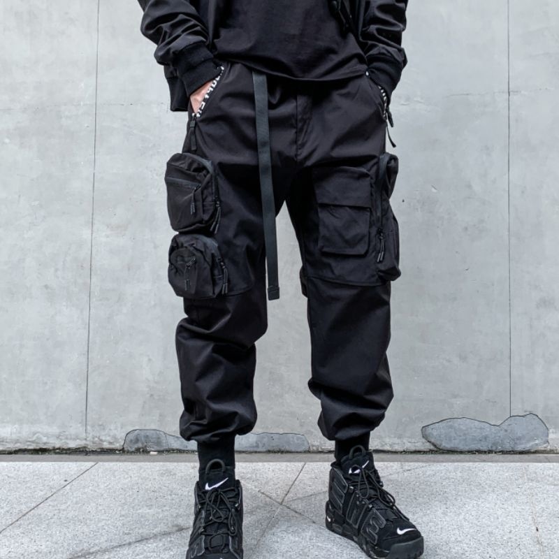 Men's Pants PFNW Autumn Spring Functional Style Overalls Men's Fashion Loose Darkwear Casual Youth Cargo Pants 12A5577 230327
