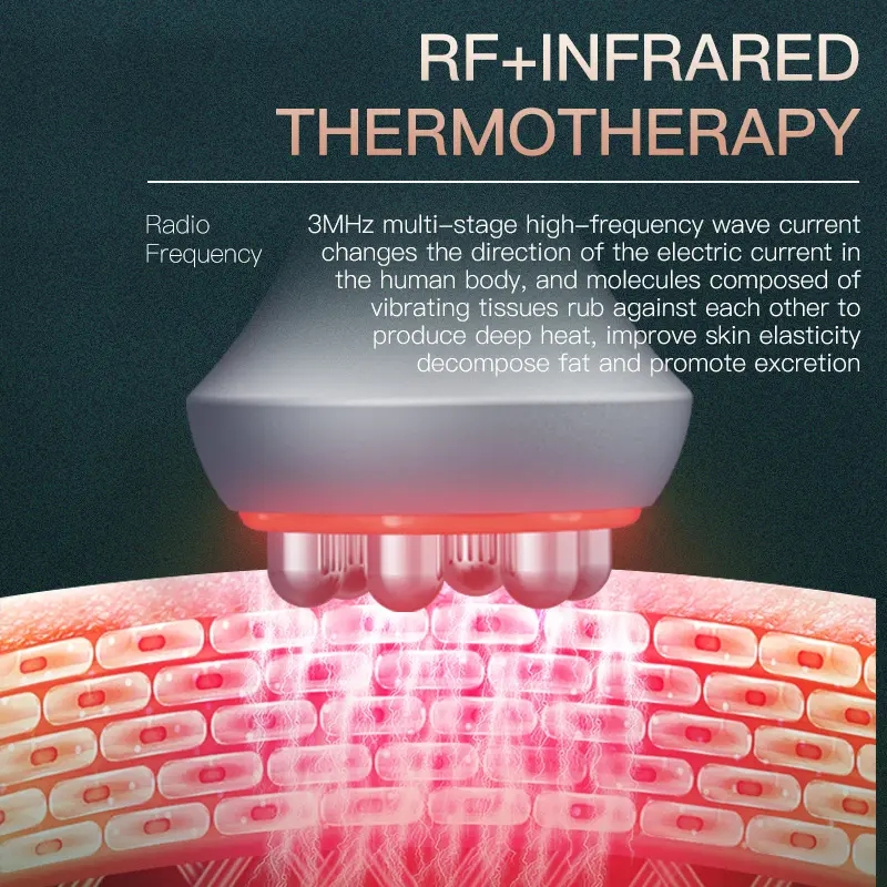 80k 6 in 1 Radiofrequency Skin Tightening Wrinkle Removal Body Contouring S Shape Cavi Machine