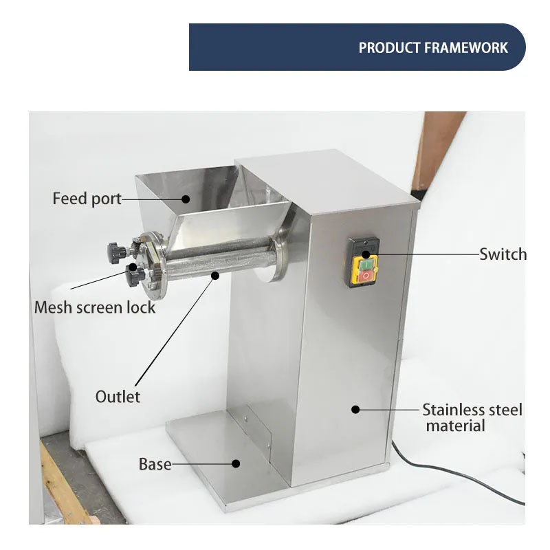 Swing pelletizer model YK60 experiment lab pelletizer dry powder additives material combined Granulator machine Lab Supplies