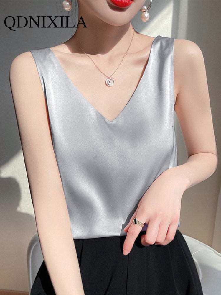 Camisoles Tanks In Summer Suspender Vest Women's Casual Fashion Loose Bottomed Inner Tops Crop Top Tank Top Women Tops for Women Sexy Blouse 2303