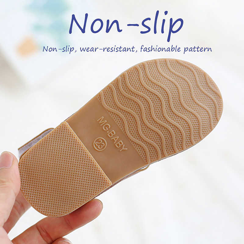 Sandals 2022 Boys Sandals 2022 Summer New Leather Waterproof Children's Beach Shoes Baby Sandals Girls Beach Shoes 1-3-7 Years Old kids W0327