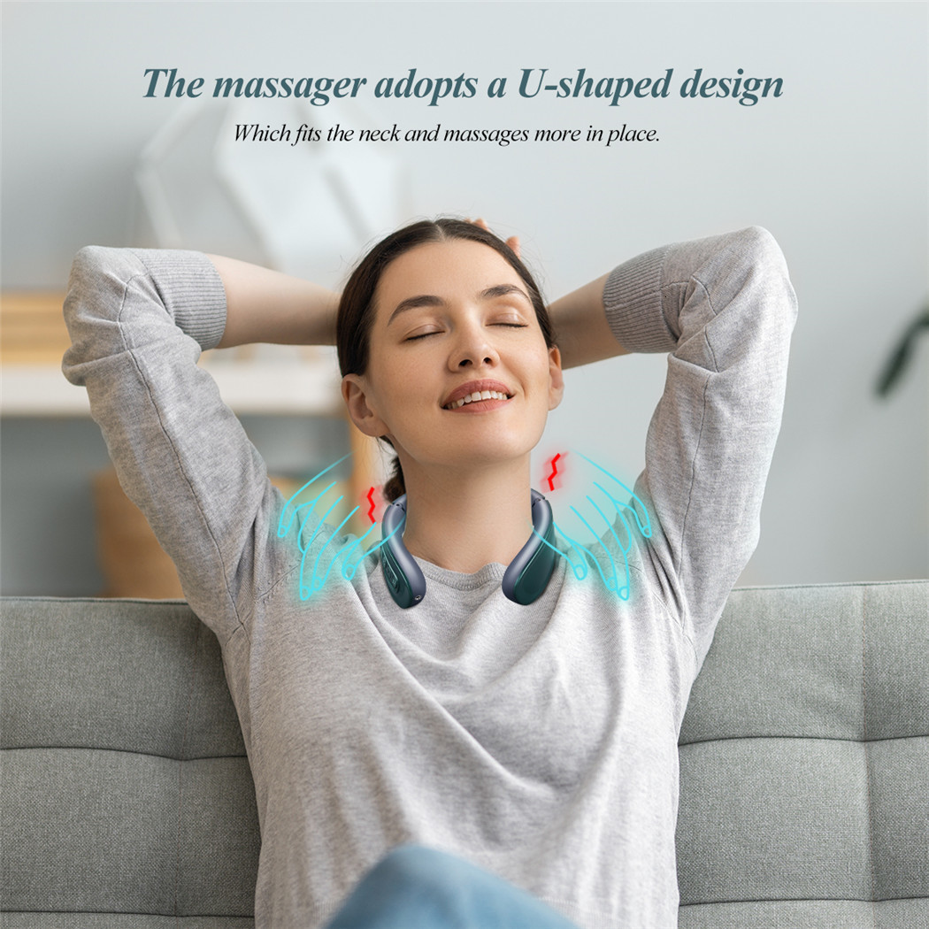 Massaging Neck Pillowws Ckeyin Neck Massager Electric Machine for Pain Relief Tool Health Care Relaxation Smart Electric Heating Cervical Physiotherap