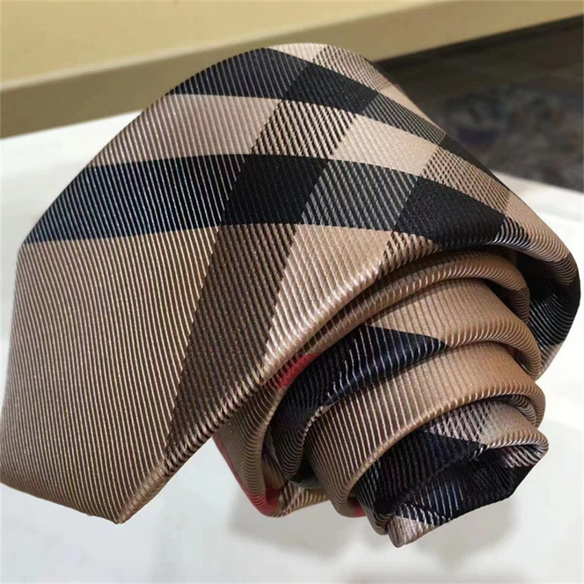 2023 Men Neck Ties Designer Ties Fashion Mens Neckties Letter Print Business Leisure Handmade Cravat 100% Silk Luxury Top Quality