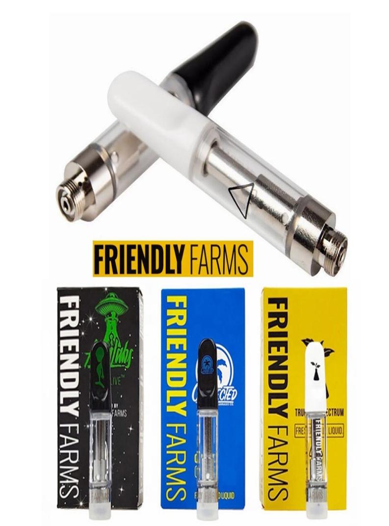 Friendly Farms Cart Atomizers Ceramic Glass Tank 08 10ml Empty Cartridges Thick Oil Vape Carts Dab Pen Vaporizer4938266
Friendly Farms Cart Atomizers Ceramic Glass Tank 08 10ml Empty Cartridges Thick Oil Vape Carts Dab Pen Vaporizer4938266