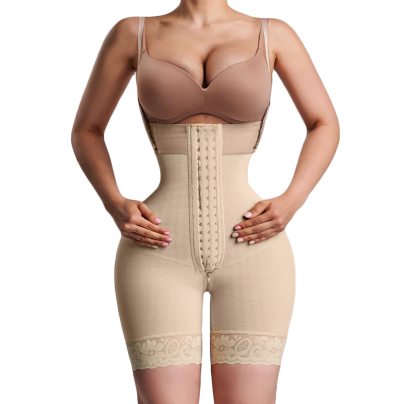 Waist Tummy Shaper Women's Underwear Double High Compression Hourglass Girdle Waist Trainer Butt Lifter Post-operative Shorts Fajas Colombianas 2