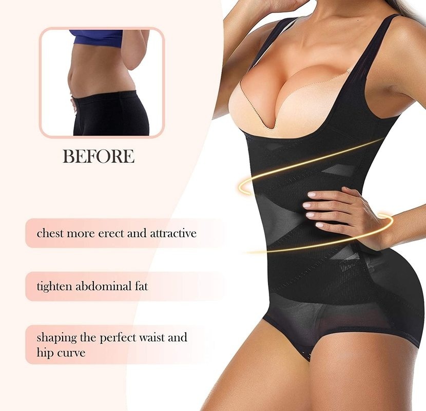 Waist Tummy Shaper Women Waist trainer body shaper butt lifter Shapewear Bodysuit Belly Control belt Slimming pants Underwear Fajas Colombianas Top 23