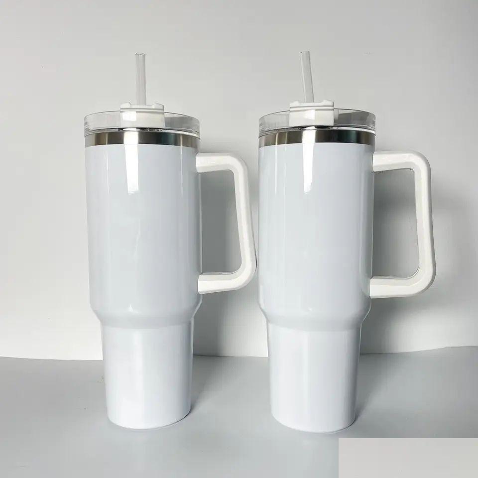 Sublimation Blanks Double Wall 40Oz Tumbler With Handle Stanley Cup Stainless Steel Travel Mug Water Bottle Coffee Dhm
Sublimation Blanks Double Wall 40Oz Tumbler With Handle Stanley Cup Stainless Steel Travel Mug Water Bottle Coffee Dhm