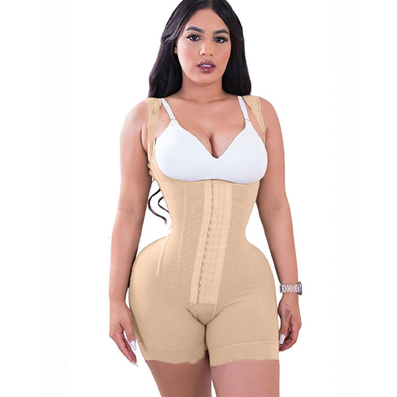 Waist Tummy Shaper Women's High Double Compression Garment Tummy Control Adjustable Skims BBL Post Op Surgery Supplie Fajas Colombianas 230327