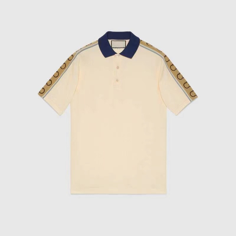 Size -2XL Italy Designer G Letter Polo Shirt For Men Short Sleeve Lapel Polo T-shirt Male Poloshirt, Beige
Size -2XL Italy Designer G Letter Polo Shirt For Men Short Sleeve Lapel Polo T-shirt Male Poloshirt, Beige