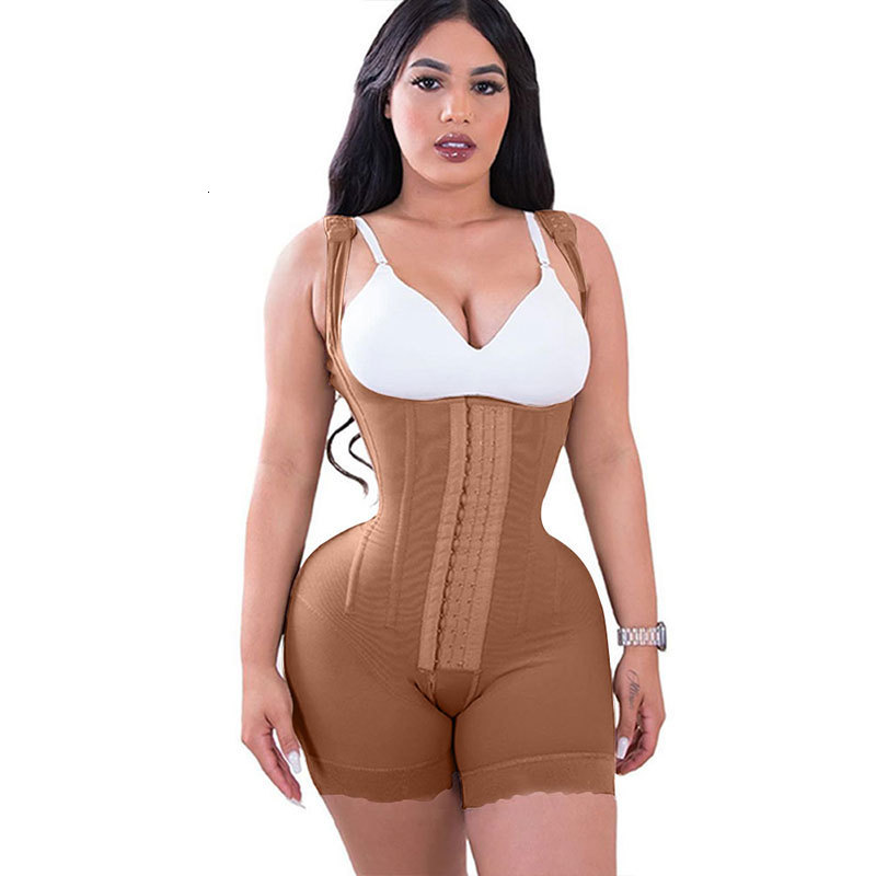 Waist Tummy Shaper Women's High Double Compression Garment Tummy Control Adjustable Skims BBL Post Op Surgery Supplie Fajas Colombianas 230327