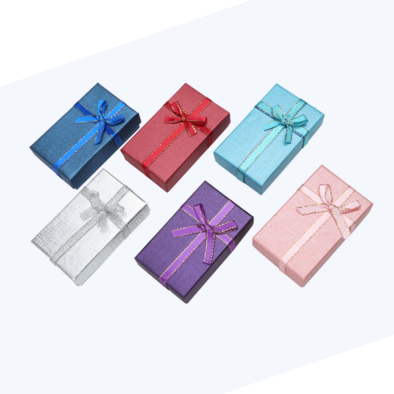 Jewelry Boxes Jewelry Box 5*8 Cm Jewelry Sets Display Multi Colors NecklaceEarringsRing Box Paper Packaging Gift Box for Jewellery 24pcslot 230325