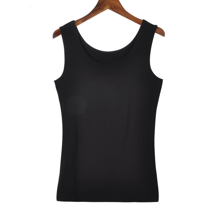 Camisoles Tanks Camisole Women's Modal Round Neck Slim Fit Versatile Outside Wear Black Bottoming Shirt Short Section Inside Large Size Top 23032