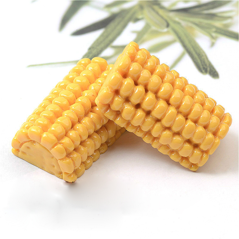 Charms 10pcs Resin Charms Simulation Food Maize Corn Pendants For Handmade Decoration Earring Jewelry Making Cute Floating Craft C181 230325